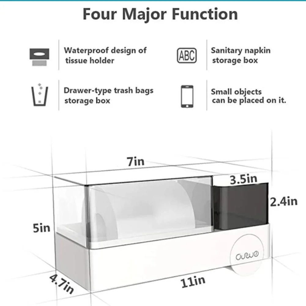 Toilet Paper Holder, Multifunction Bathroom Stand🤩🤩🤩🤩🤩
